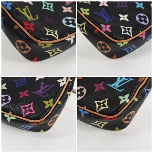 LOUIS VUITTON Monogram Multicolor Pochette Accessoires Black - Picture 16 of 16